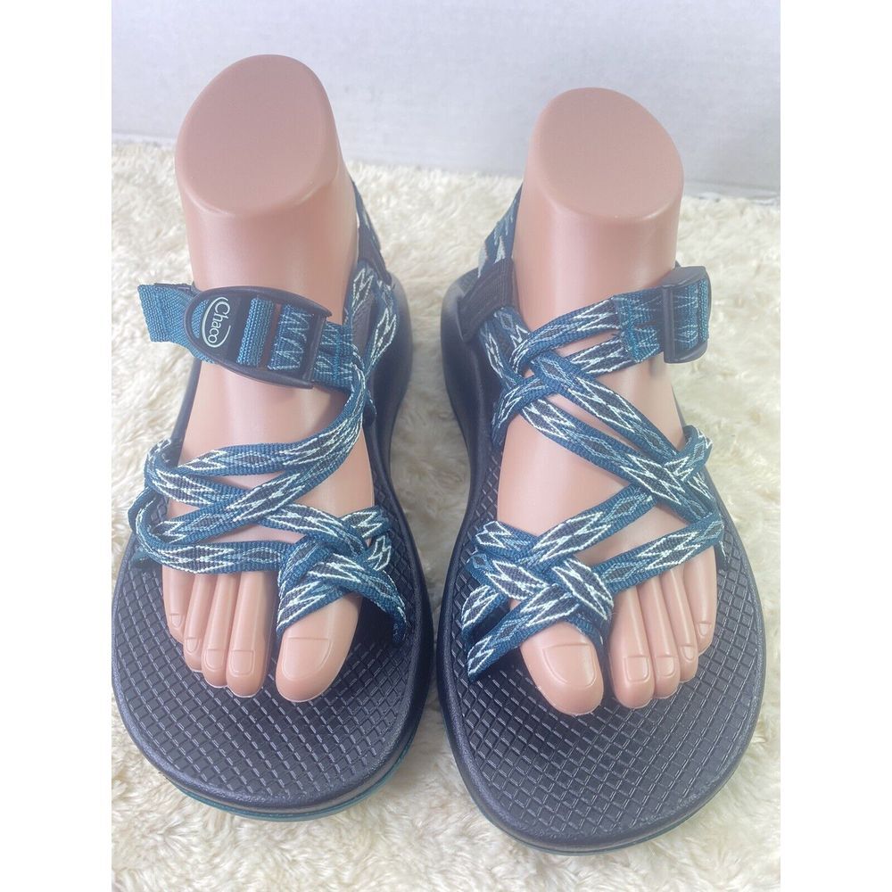 Chaco Women's Shoes Teal Straps Slip In Sling‎ Back Teal Colors Sz US 7 S6